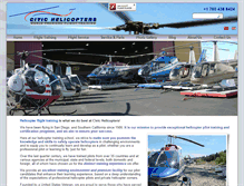 Tablet Screenshot of civichelicopters.com